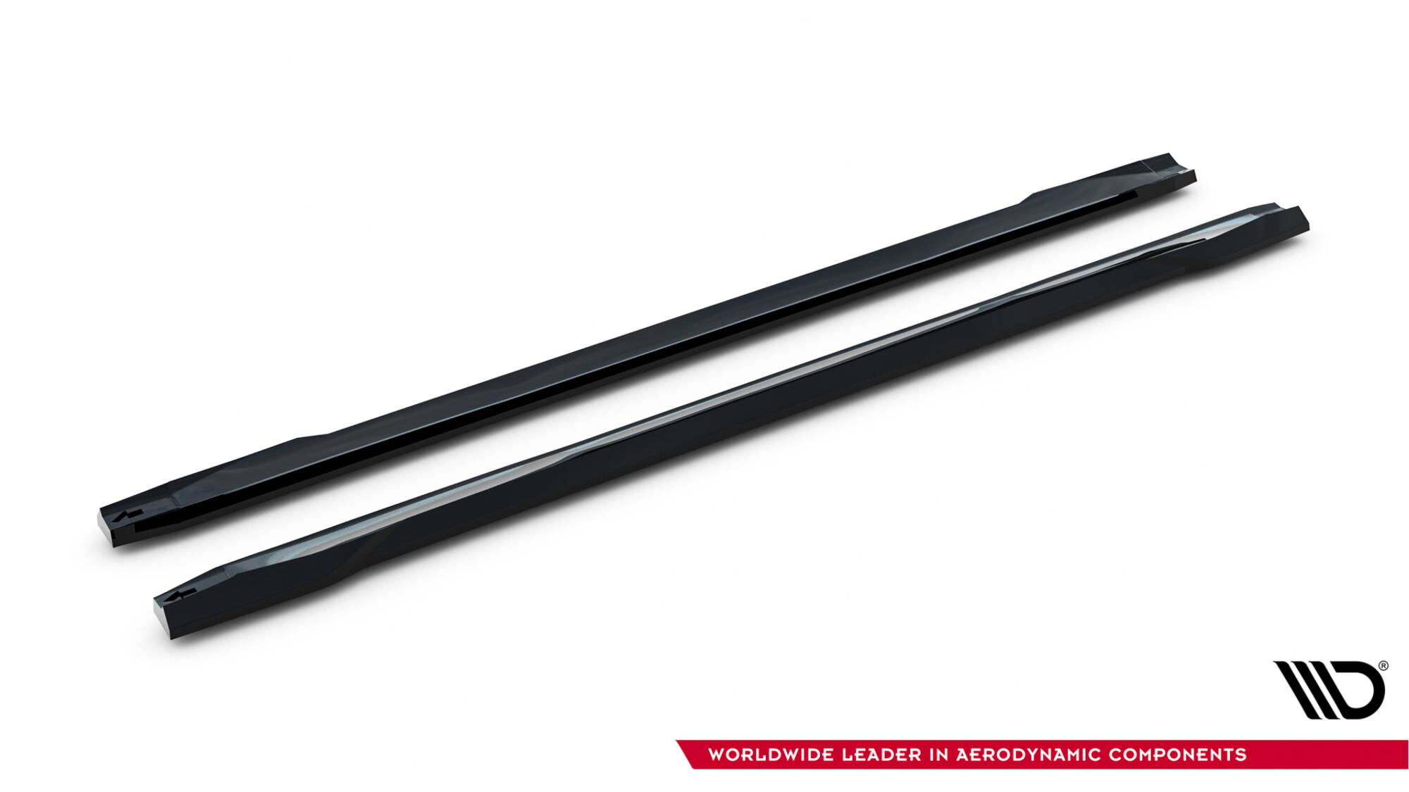 Zijskirts Mercedes-Benz GLA 45 AMG Off-roader X156 Maxton Glanzend zwart