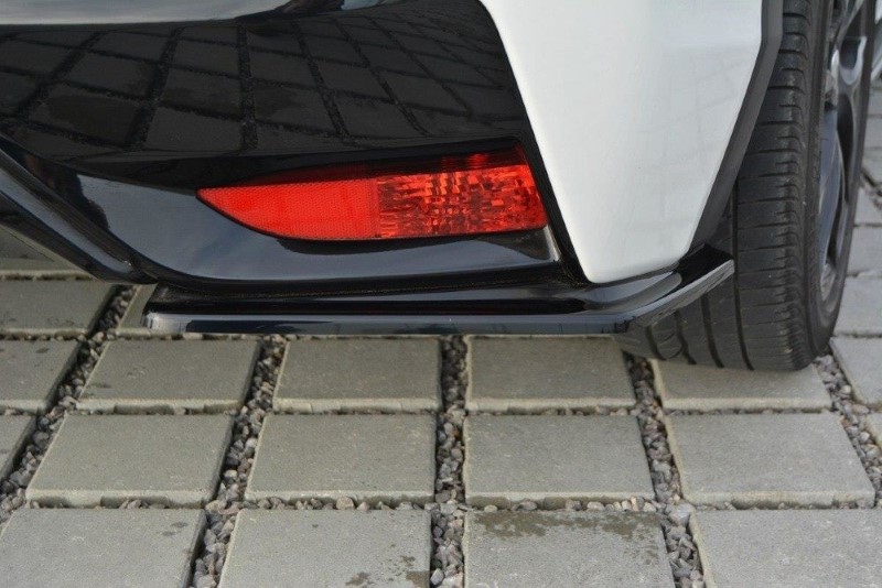 Achterzij Spoilers Honda Civic Mk9 Facelift Glanzend Zwart