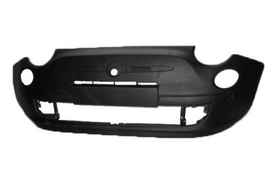voorbumper, in primer, met chroomlijst gaten Fiat 500, 2007 -
