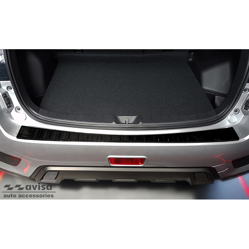Echt 3D Carbon Achterbumperprotector  Mitsubishi ASX Facelift 2019- 'Ribs'