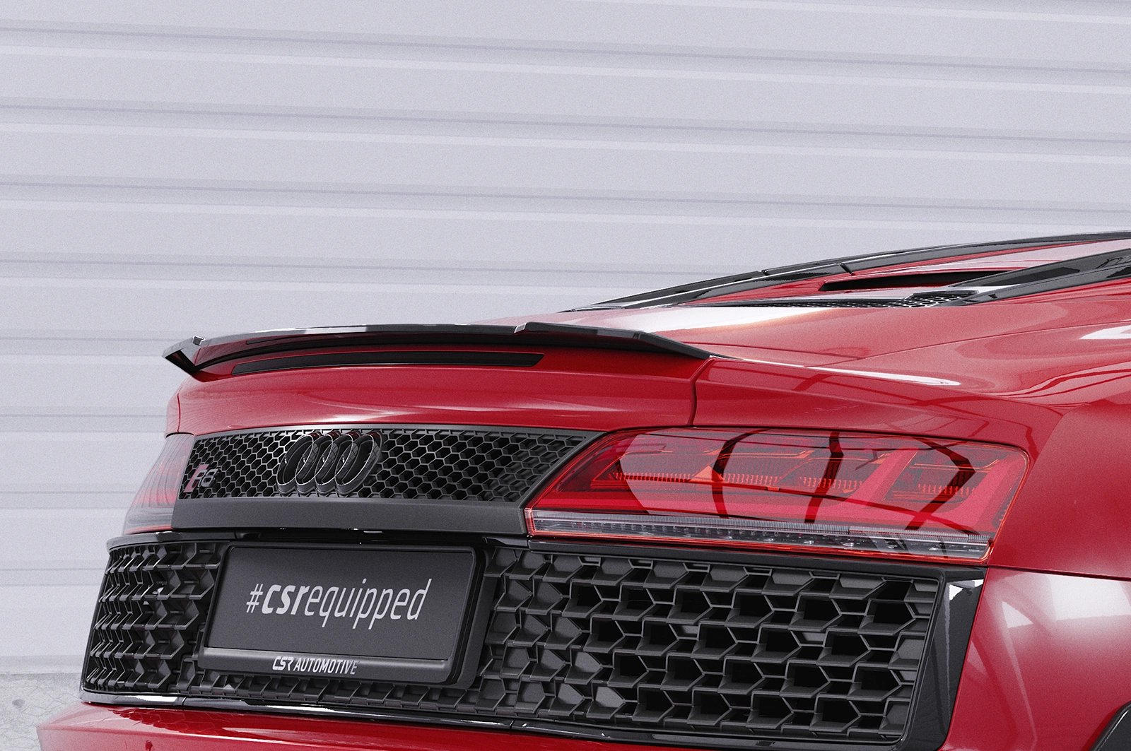 Achterspoiler Audi R8 (4S) Spyder (2015–heden) Glans Zwart – CSR Automotive