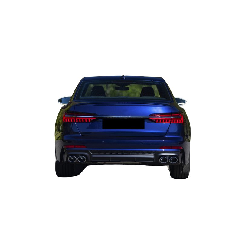Diffuser Audi A6 C8 S-Line S6 Look Chroom