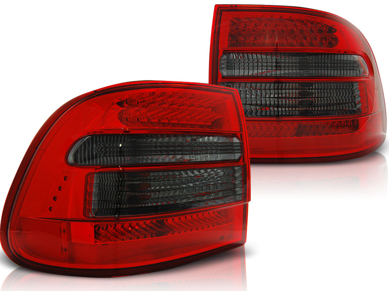 Achterlichten Porsche Cayenne LED rood/smoke