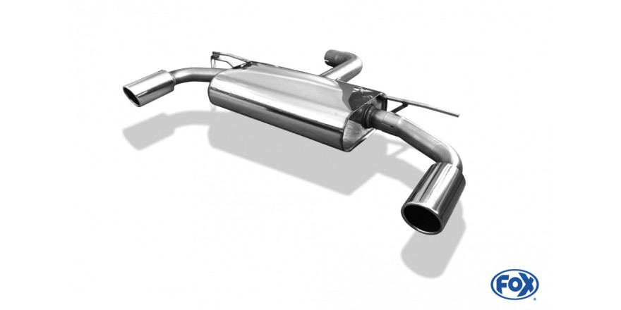 VW Golf VII - 1,4l - GTI-Optik Einddemper rechts/links - 1x90 Ty