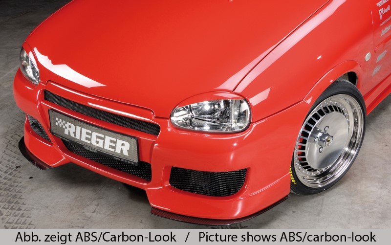 Spoilerzwaard voor Voorbumper Opel Corsa B Rieger