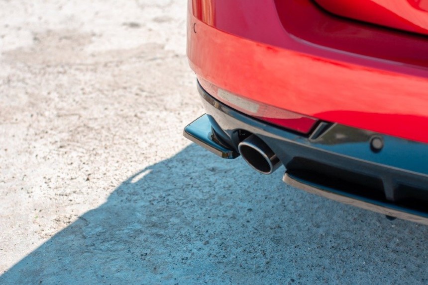Achterzijde skirts Peugeot 508 Maxton Design glans zwart