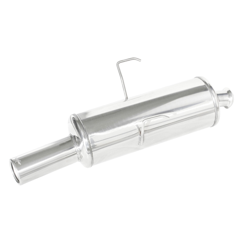 100% RVS Sportuitlaat  Peugeot 106 1.4 (75pk) 1996- 80mm