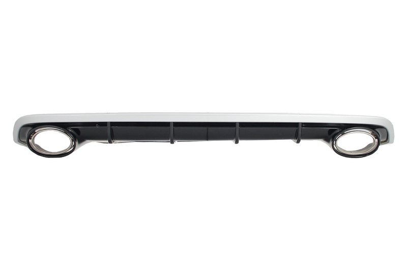 Achterbumper diffusor Audi A6 4G 2015-2018 RS6 Design