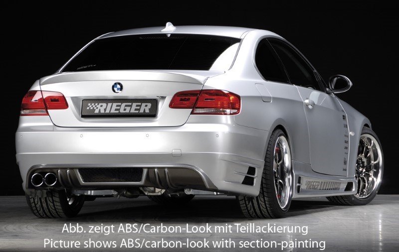 Achterbumper Diffusor BMW E92 alleen 335i niet duplex Coupe Rieger