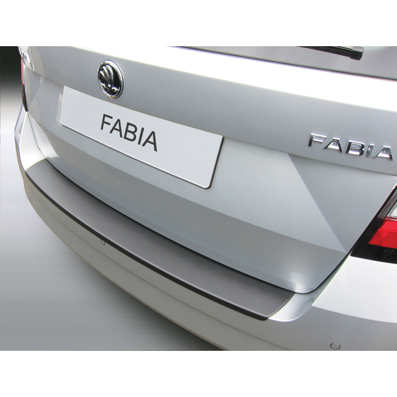 ABS Achterbumper beschermlijst  Skoda Fabia III Combi 11/2014-08/2021 Zwart