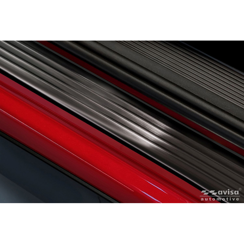 Avisa Zwart RVS Instaplijsten  Volkswagen ID.3 2020-2023 & FL 2023- / Cupra Born 2021- / MG 4 2022- / MG HS II 2024- 'Lines' - 4-delig
