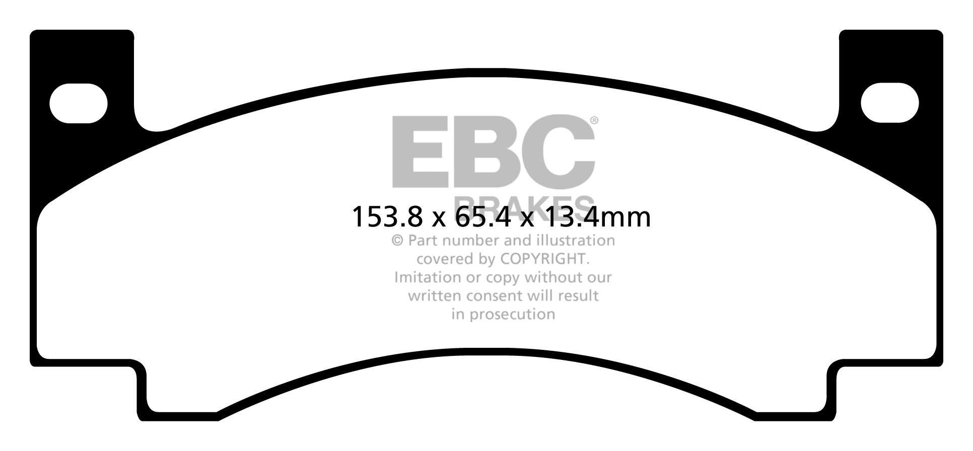 EBC Brakes DODGE (USA) Challenger 5.6 70-73 Remblokken voorzijde