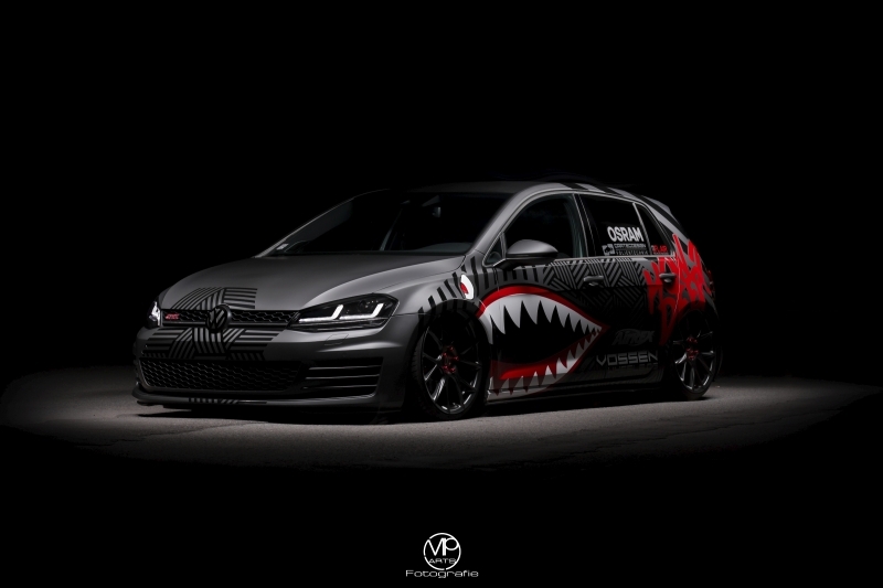 Koplampen VW Golf VII OSRAM FULL LED Black (for Xenon and Halo DRL)