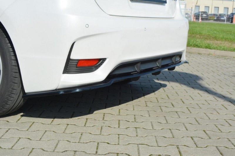 Centrale Achterspoiler Lexus CT Mk1 Facelift (Met Verticale Bars) Glanzend Zwart