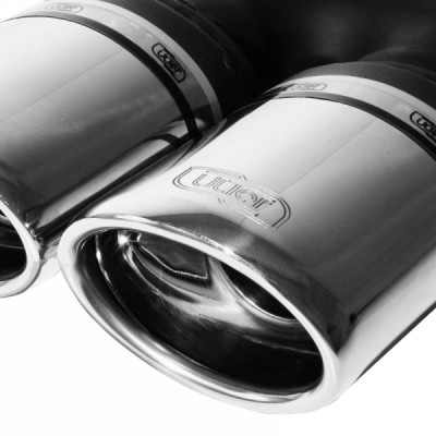 Einddemper VW Golf V 2003-2008 RVS eindstuk 95x65mm rond ulter