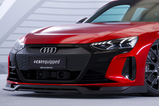 Voorspoiler Audi e-tron GT CSR Glans Zwart