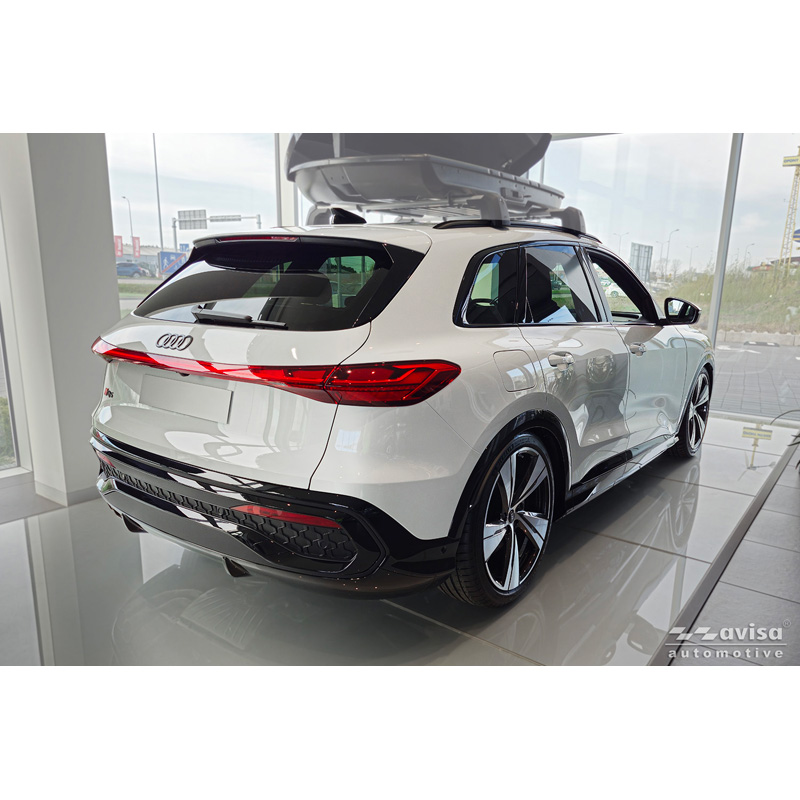 Avisa Zwart RVS Achterbumperprotector  Audi Q5 (GUB) 2025- 'Ribs'
