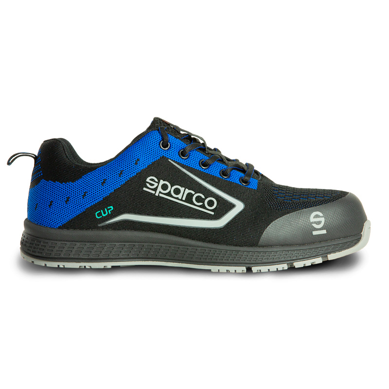 Sparco Lichtgewicht Werkschoenen Cup S1P Ricard Zwart/Blauw Maat 38