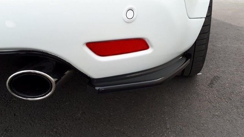 Achterzij Spoilers Ford S-Max Titanium Mk1 FL Glanzend Zwart