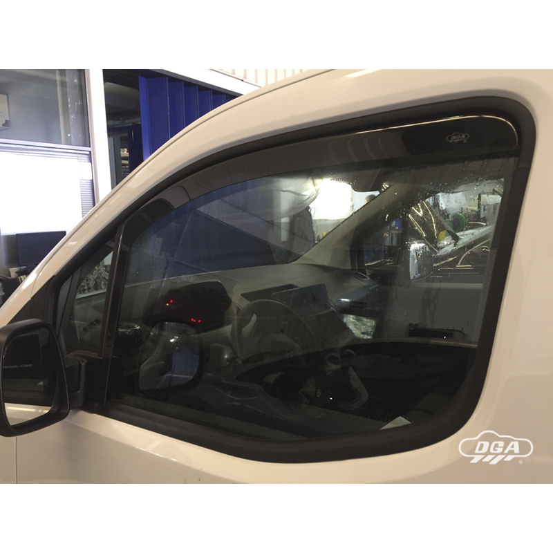 DGA Zijwindschermen  Citroën Berlingo (K9) 2018- / Fiat Doblo 2022- / Opel Combo E 2018- / Peugeot Partner (K9) & Rifter 2018- / Toyota Proace City Verso & City 2019- (2-delig)