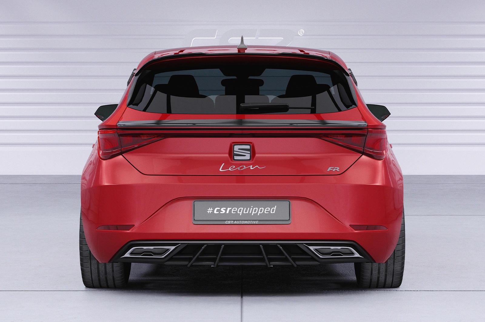 Achterspoiler Seat Leon 4 (Typ KL) Glans Zwart – CSR Automotive