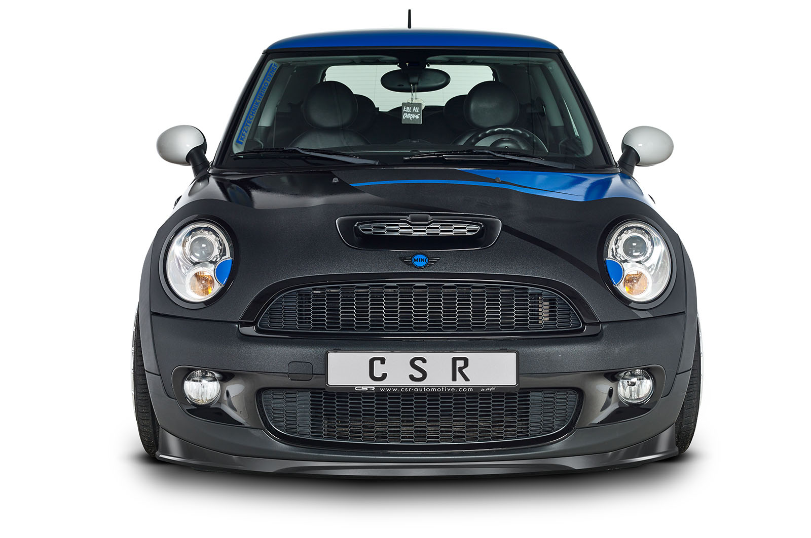 Voorspoiler Mini Cooper S R56 Glans Zwart – CSR Automotive