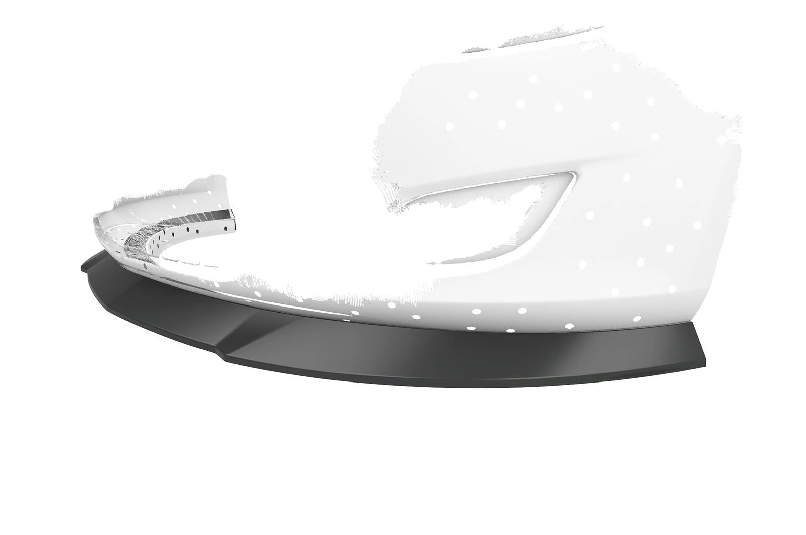 Voorspoiler Opel Astra J Glans Zwart – 2009–09/2012