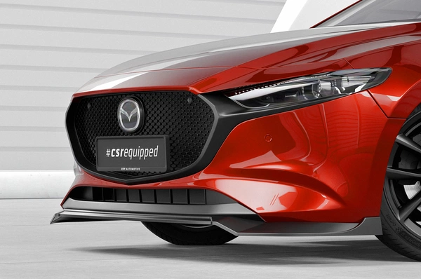 Voorspoiler Mazda 3 (Typ BP) Glans Zwart (2019–)
