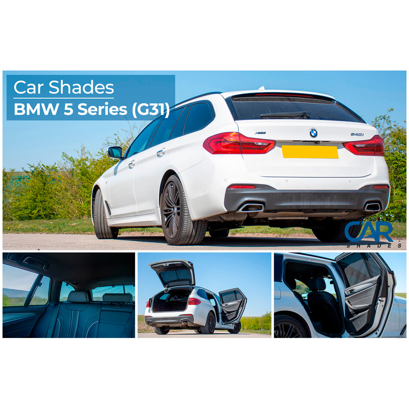 Set Car Shades  BMW 5-Serie G31 Touring 2017-2023 (8-delig)