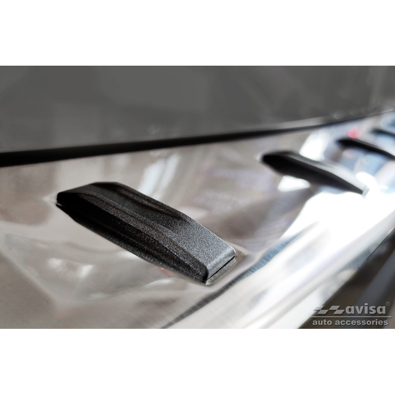 RVS Achterbumperprotector  Mercedes Vito / V-Klasse 2014-2019 & Facelift 2019- (achterklep) 'STRONG EDITION'