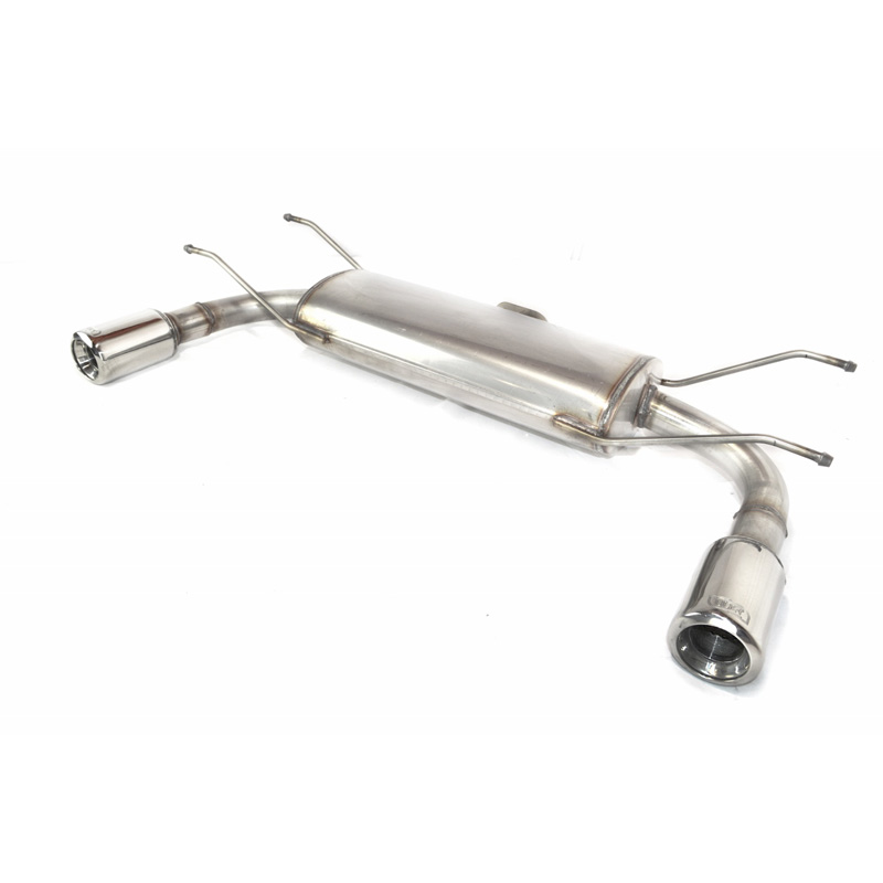 Dubbele RVS Sportuitlaat  Mazda MX5 NC 1.8 93kW 2005-2009 80mm