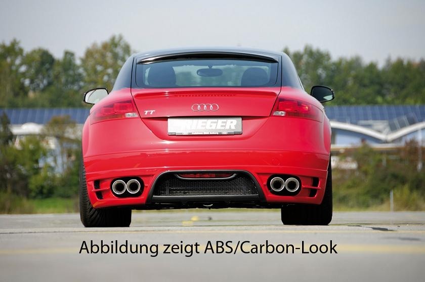 Achterbumper Diffusor Audi TT 09.06- Rieger dubbele uitlaat links/rechts