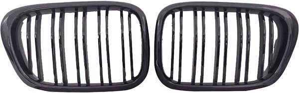 Grill Nieren BMW E39 Glans Zwart