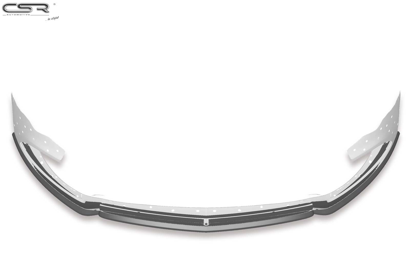 Voorspoiler Mercedes-Benz CLA C118/X118 AMG-Line glans zwart – 2019–