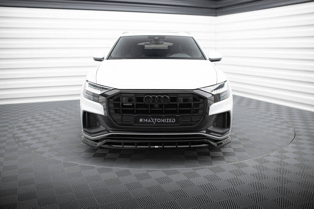 Voorspoiler Audi Q8 S-Line / SQ8 Maxton Glans Zwart