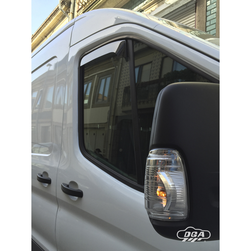 DGA Zijwindschermen  Ford Transit Custom & Tourneo Custom 2012-2023 (2-delig / kort)
