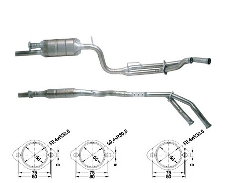 Mercedes 220E 2199 cc 110 Kw / 150 cv W124 Magnaflow CAT Bouwjaa