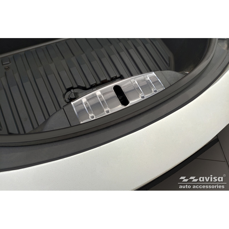 Staal Voorste (Frunk) Kofferbak beschermlijst  Tesla Model 3 2019-2023 - Zilver