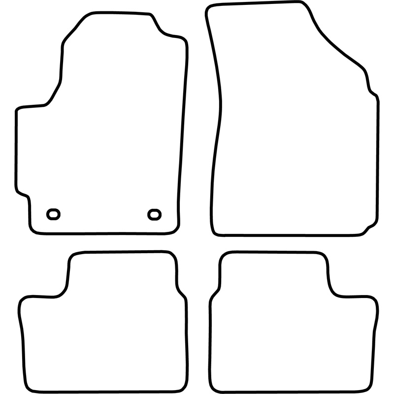 Automatten  Daewoo Matiz 2001-2006