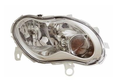 koplamp, H1+H7, elektr verstelb, incl stelmotortje, rechts, 01/2