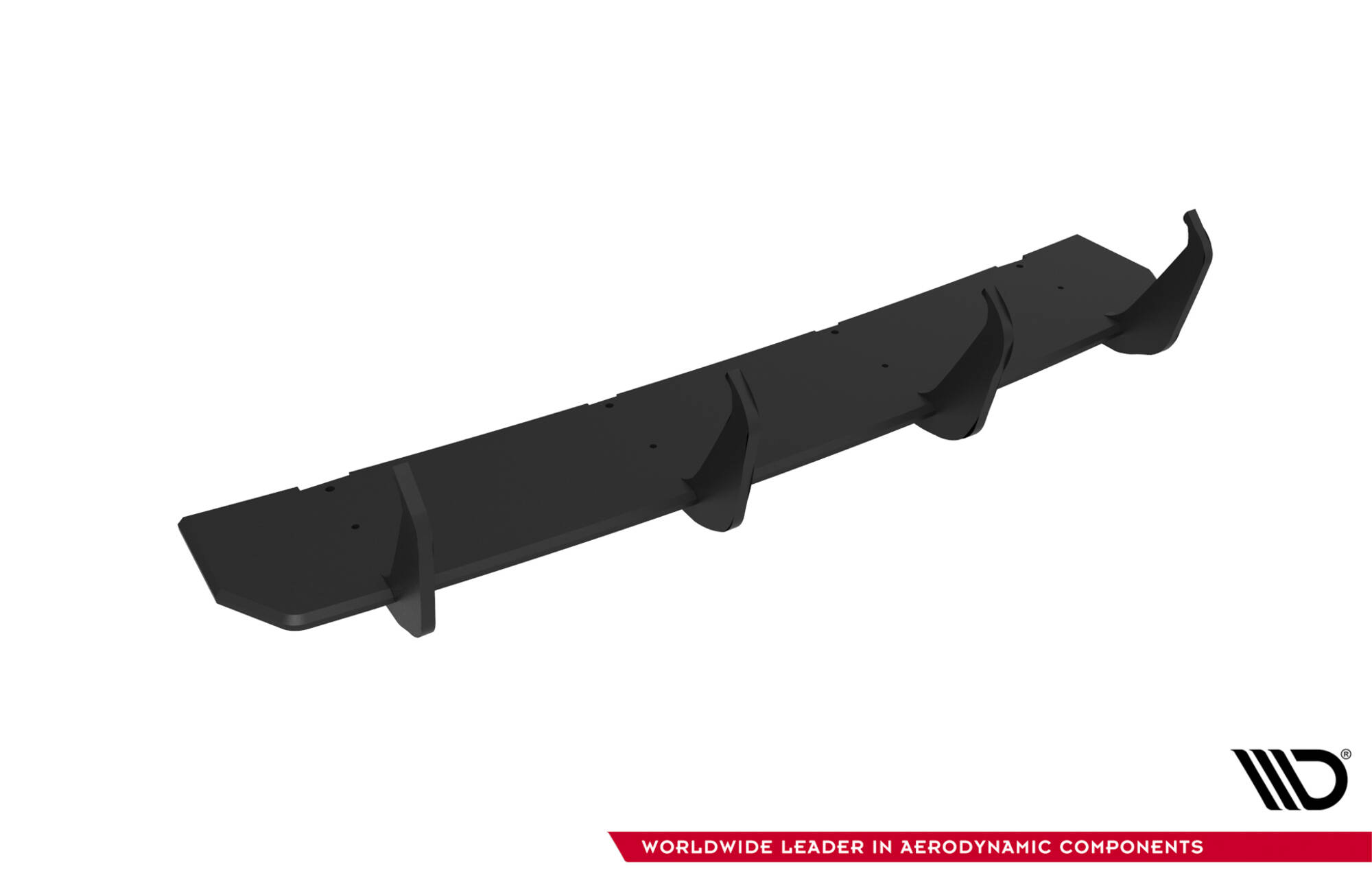 Street Pro Achter Diffuser V.1 Volkswagen Golf GTI Clubsport MK8 Facelift Maxton Glanzend zwart
