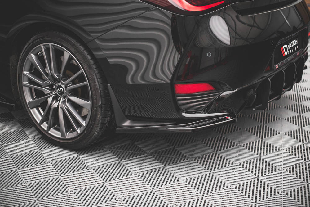 Achterzij Spoilers Infiniti Q60 S MK2 Glanzend Zwart