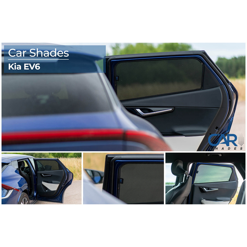Set Car Shades (achterportieren)  Kia EV6 2021- (2-delig)