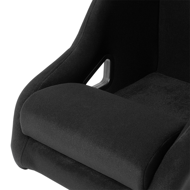 Sportstoel 'K12 Wide' - Zwart - Vaste rugleuning - incl. sledes