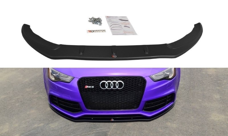 Voorspoiler Audi RS5 8T /  8T FL Glanzend Zwart