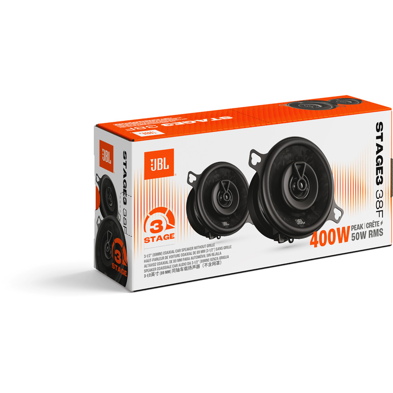 JBL Stage 3 Gen2 38F 3.5'' (89mm) 2-Weg 400Watt Speakerset (zonder grill)