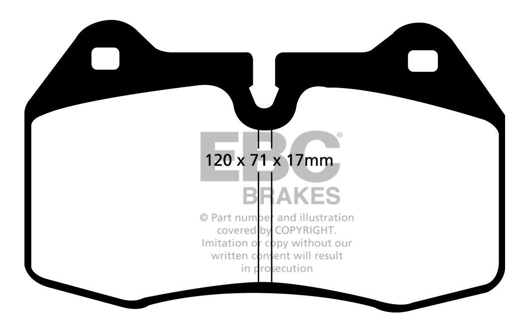 EBC Brakes BMW 730 3.0 (E38) 94-2002 Remblokken voorzijde