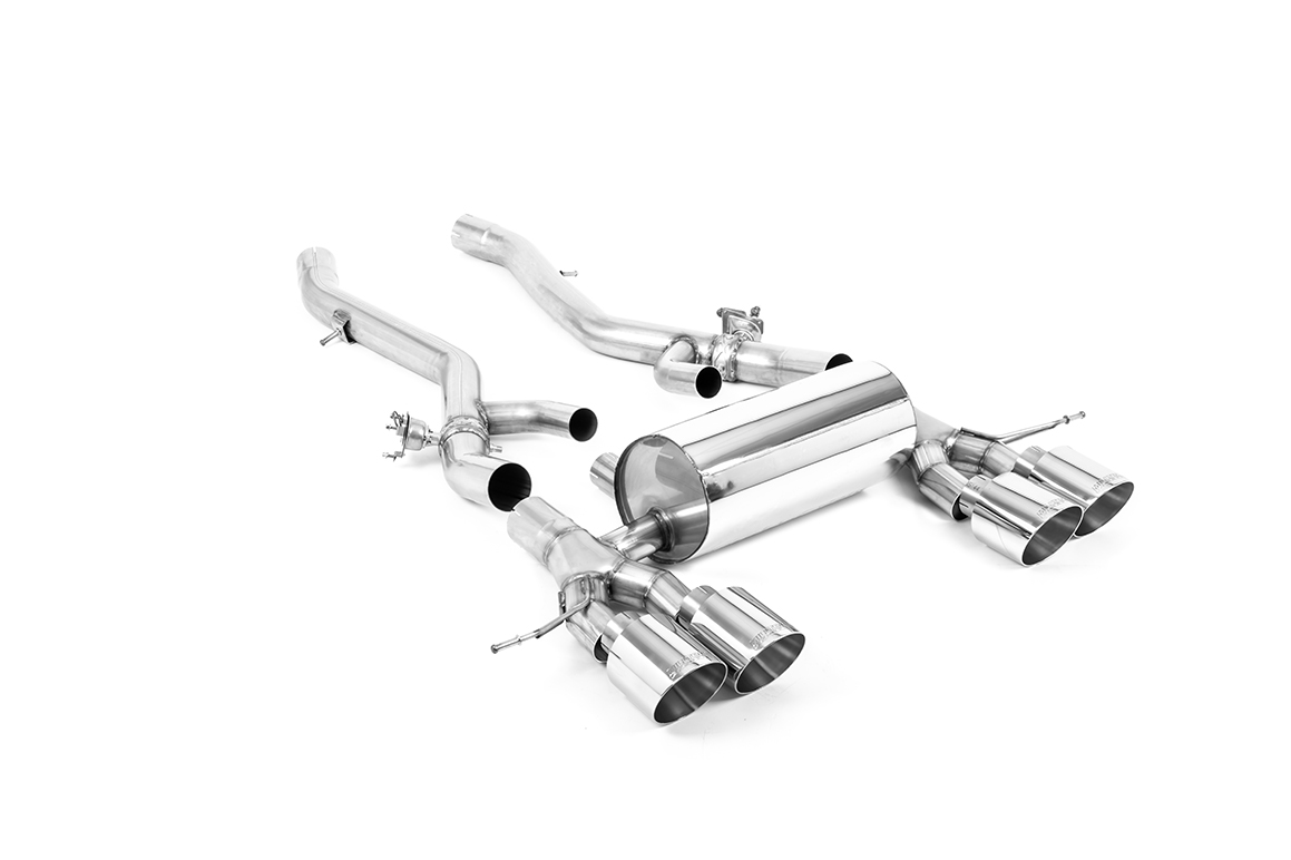 Milltek BMW M2 G87 Filter Back System GT-115 Polished Trims