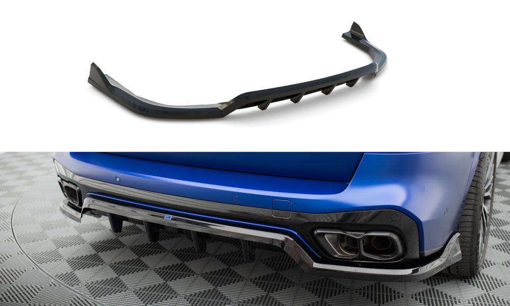 Diffuser V.2 BMW X5 G05 M-Pack FL Maxton Glanzend Zwart
