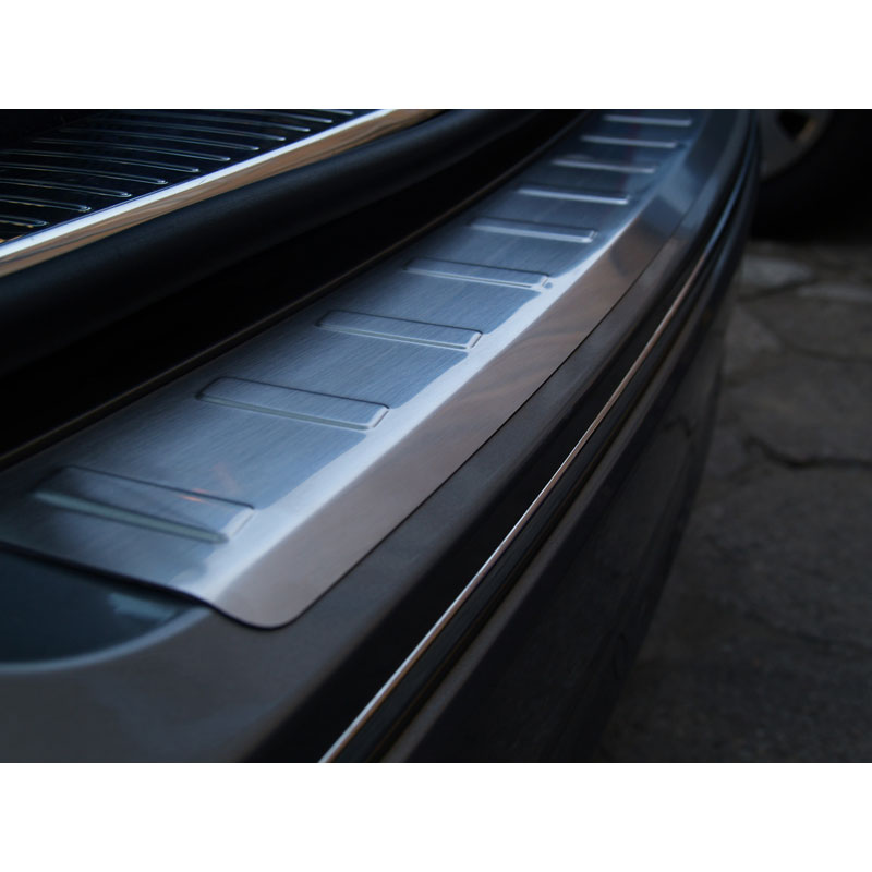 RVS Achterbumperprotector  Mercedes E-Klasse W211 Kombi 2002-2009 'Ribs'